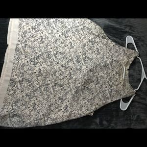 No Sleeve Blouse Open Back with Paneling